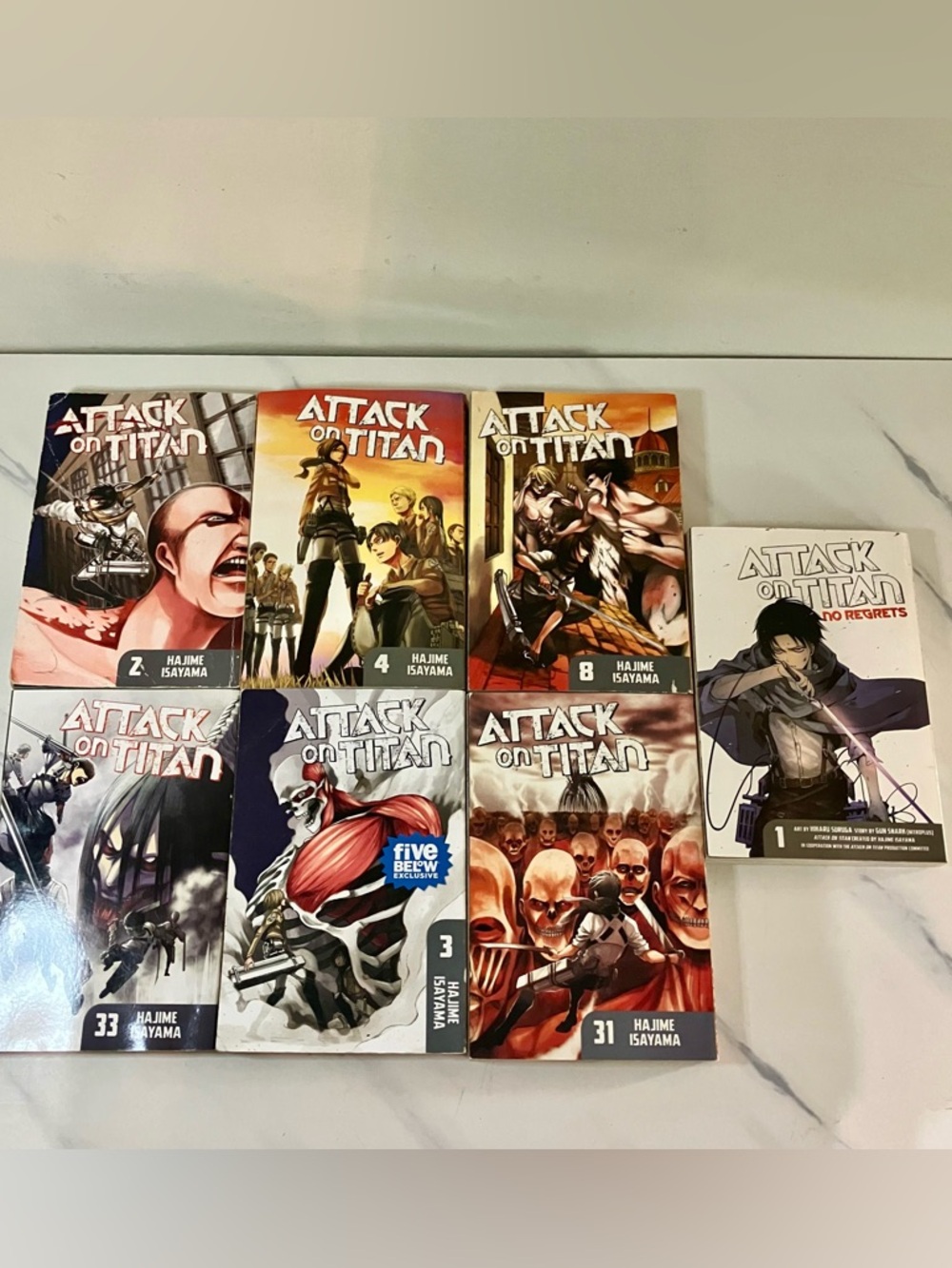 Attack on Titan Manga Volumes Collection